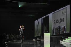 MonaVie CEO, Dallin Larsen, announces that MonaVie and its distributors raised more than $1.5 million during its International Convention to support the mission of The More Project.